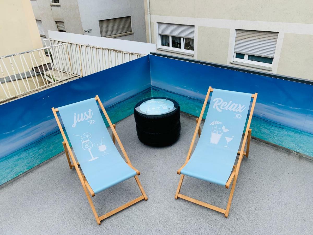 Schoenes Apartment Terrasse 2P. Stadtnah Wuerzburg Wlan 外观 照片